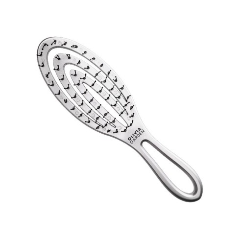 Spazzola da viaggio Olivia Garden Frozen Silver -Spazzole -Olivia Garden