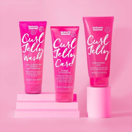 Pack Curl Jelly Perfect Curls : Shampoing + Après-shampoing + Gel -Accueil -Umberto Giannini