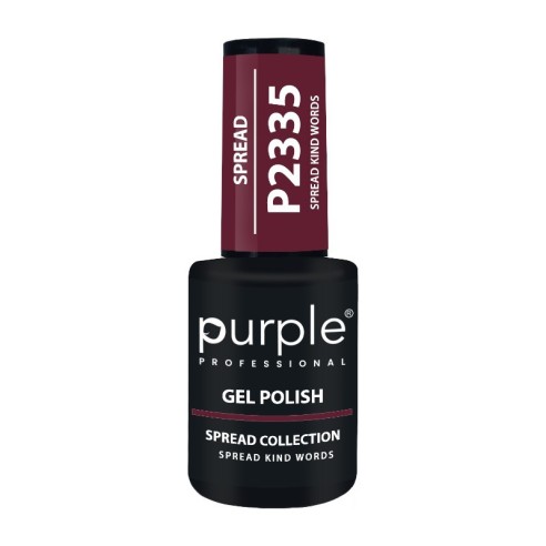 Gel-Nagellack P2335 Verbreiten Sie freundliche Worte -Semipermanenter Emaille -Purple Professional