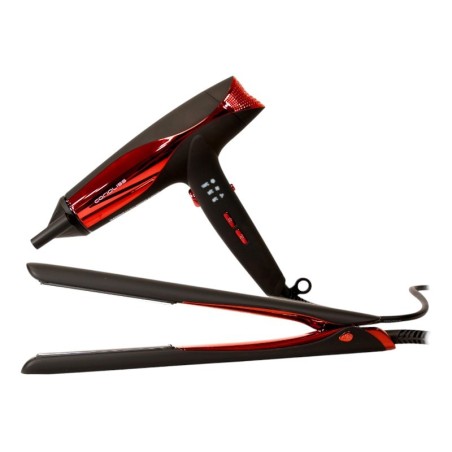 Corioliss C5 Straightener Kit + Wind Black Red Dryer -Hair Straighteners, Tweezers and Curlers -Corioliss
