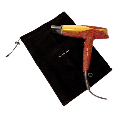 Kit piastra Corioliss C5 + asciugacapelli Wind Red Leopard -Piastre per capelli, arricciacapelli e bigodini -Corioliss