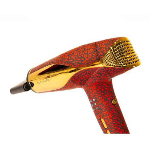 Corioliss C5 Straightener Kit + Wind Red Leopard Dryer -Hair Straighteners, Tweezers and Curlers -Corioliss