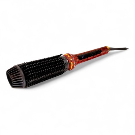 Kit Fer Corioliss C3 + Brosse Chauffante Brosse Léopard Rouge -Lisseurs, pinces et bigoudis -Corioliss