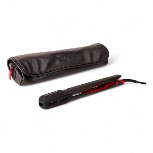 Kit Lisseur Corioliss C5 + Sèche-cheveux Wind Black Red -Lisseurs, pinces et bigoudis -Corioliss