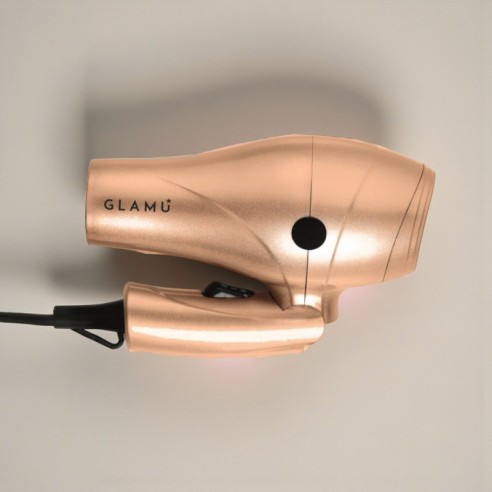 Giubra Glamu Gold Foldable Travel Hair Dryer -Giubra