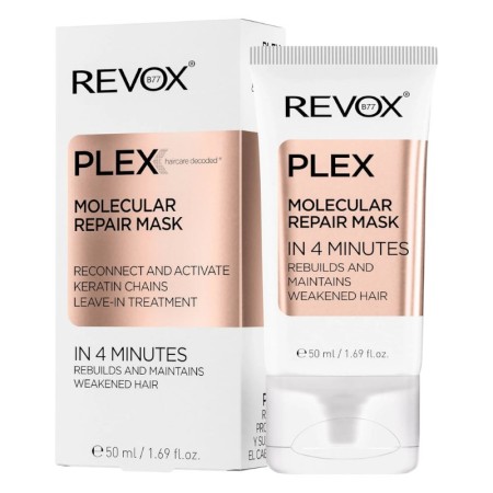 Masque réparateur moléculaire Revox Plex 50 ml -Soins capillaires -Revox B77