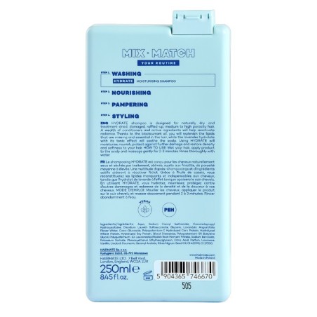 Shampooing hydratant Hairmate 250 ml -Shampooings -Hairmate