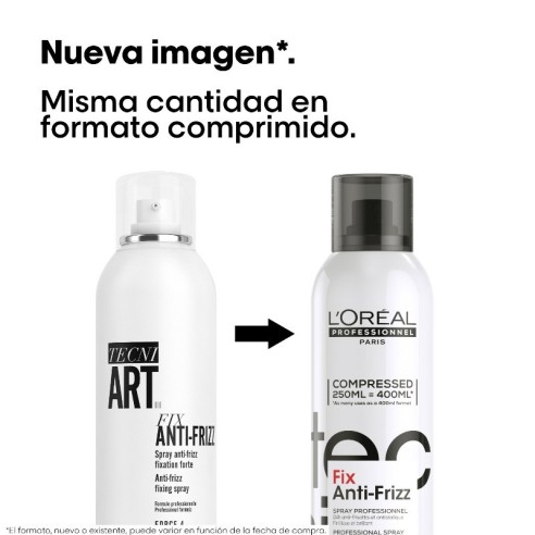 Tecni Art Spray Anti-Frizz L'Oreal 250ml -Lacas y sprays de fijación -L'Oreal