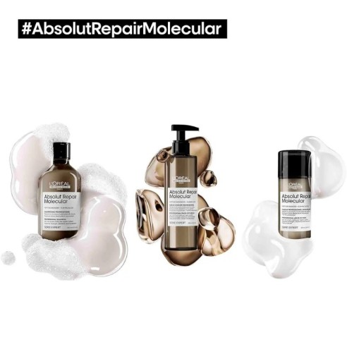 Absolut Repair Molecular Leave-In Maske 100 ml -Haarmasken -L'Oreal