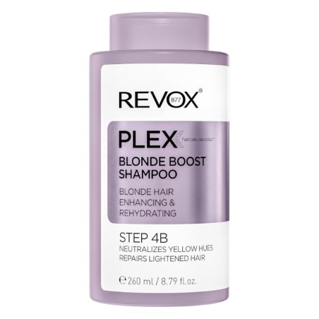 Revox Plex N.4B Shampoo Intensificador de Loiro 260 ml -Shampoos -Revox B77