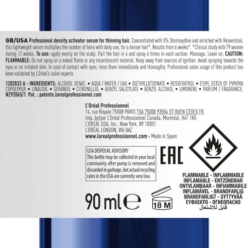 Serum Serioxyl Dense Hair L'Oreal 90ml -Anticaida -L'Oreal