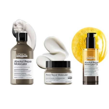 Absolut Repair Molecular Aceite Bifásico 90 ml -Tratamientos para el pelo -L'Oreal