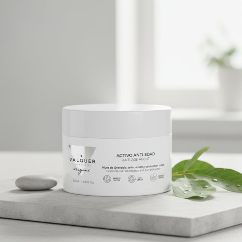 Crema facial con Activo Anti-Edad 50 ml -Cremas y serums -Valquer
